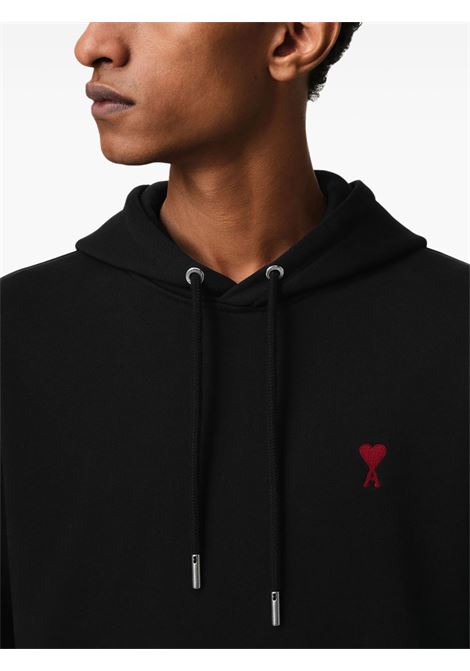 felpa adc uomo nera AMI PARIS | BFUSW235.730001